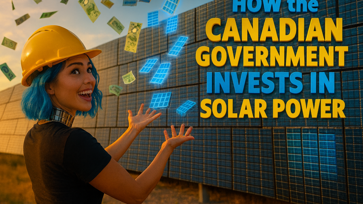 How the Canadian-Government Invests-In Solar Power
