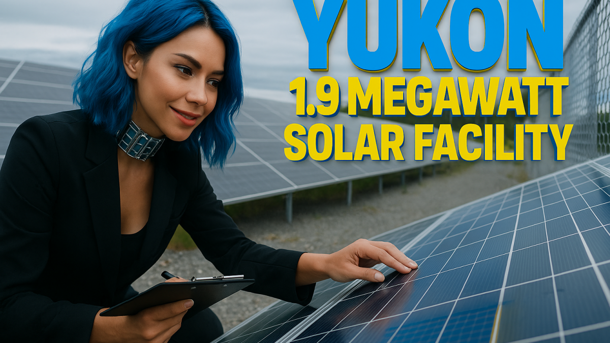 Yukon Solar Panels the 1.9-Megawatt Beaver Creek Project