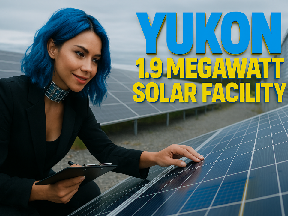 Yukon Solar Panels the 1.9-Megawatt Beaver Creek Project