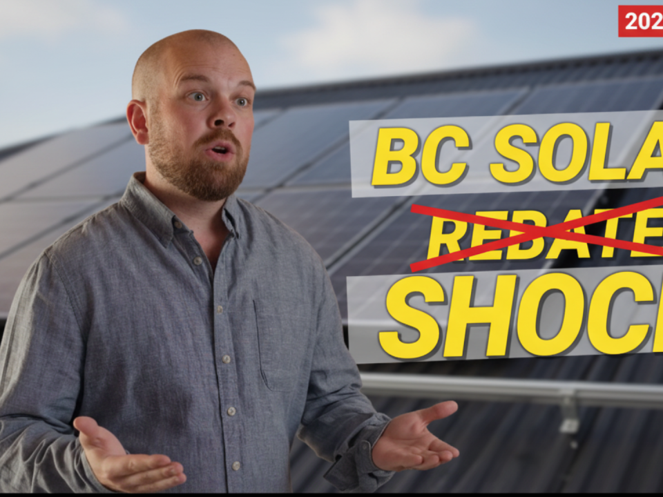 solar panels bc rebates and incentives