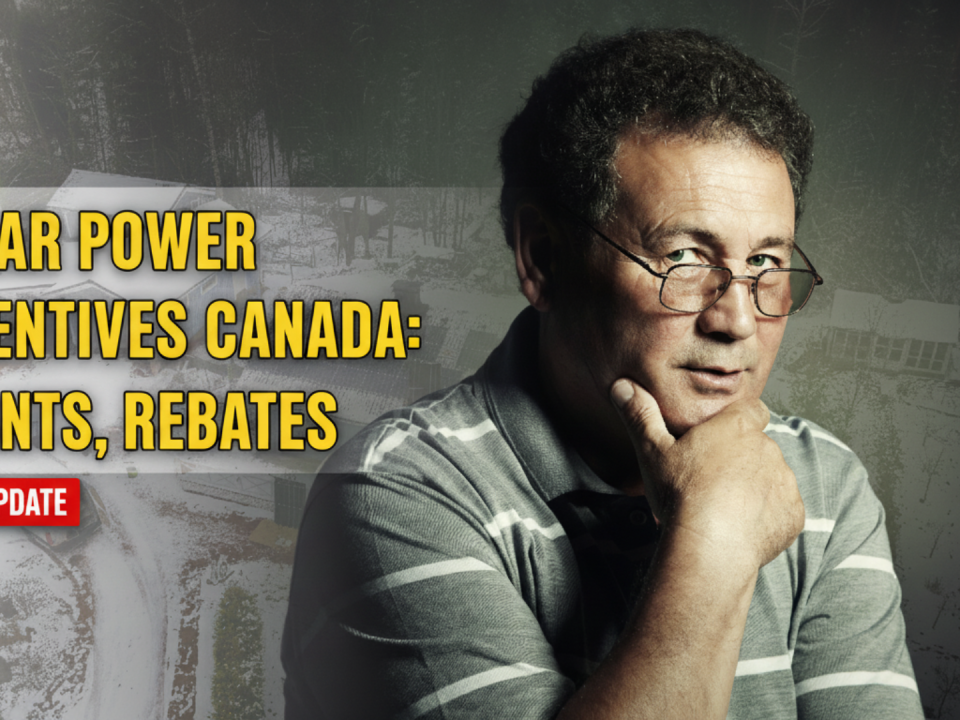 solar power incentives canada