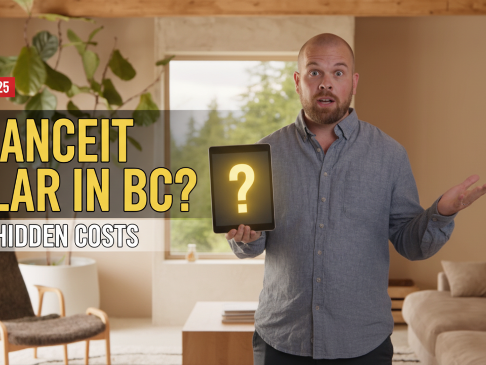 should I financeit solar panels in BC