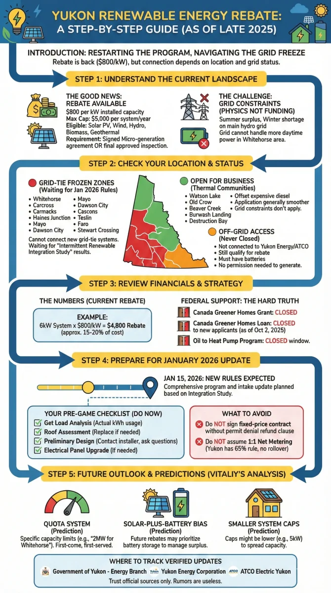 Yukon Solar Rebate Is Back! A Homeowner's Guide To Restarting Your Project