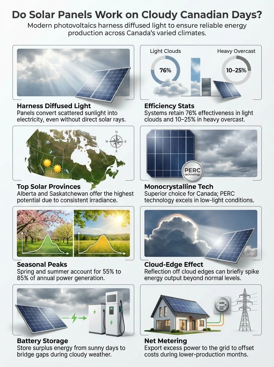 Do Solar Panels Work On Cloudy Days In Canada? The Truth Behind It