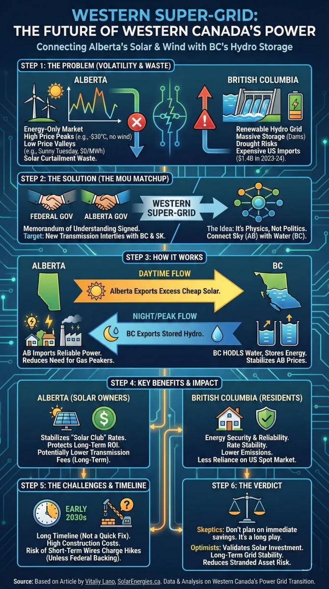 Western Super-Grid: Will Your Alberta Solar Finally Get a Better Deal from BC Hydro?