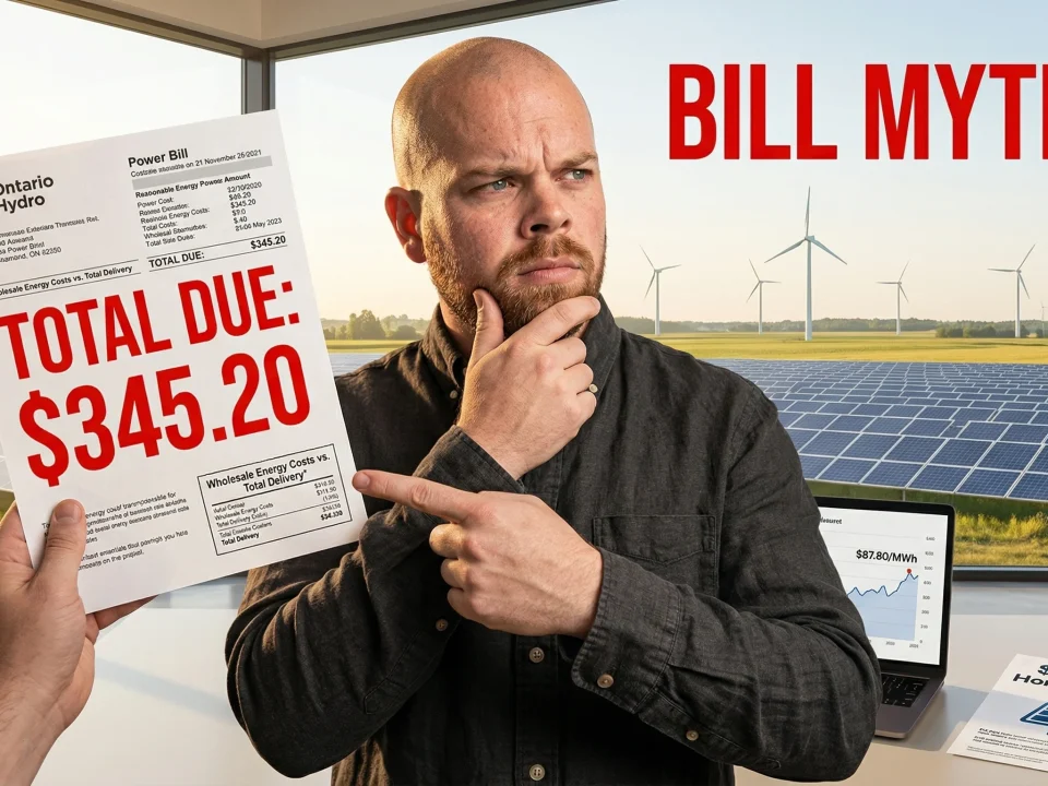 Ontario solar cheaper bill featured image for hydro bill article