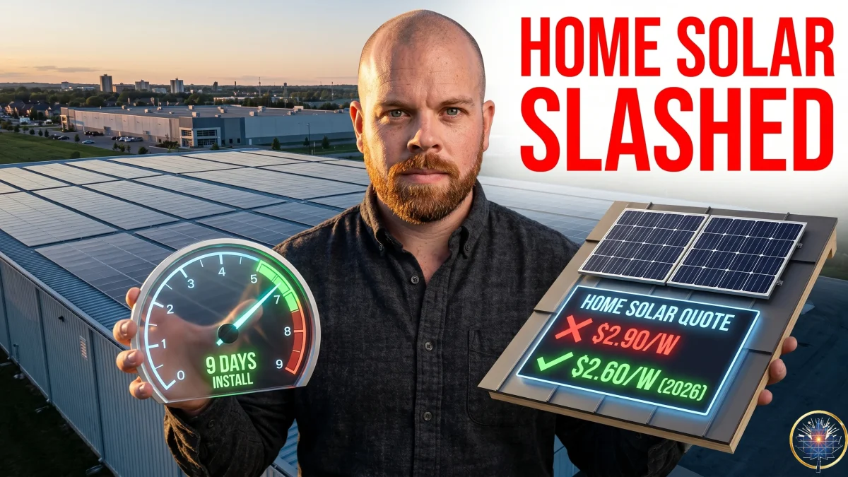 price for solar panels slashed and speed improved