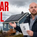 Solar panels in Newfoundland and Labrador 2026 guide thumbnail with homeowner and coastal rooftop solar