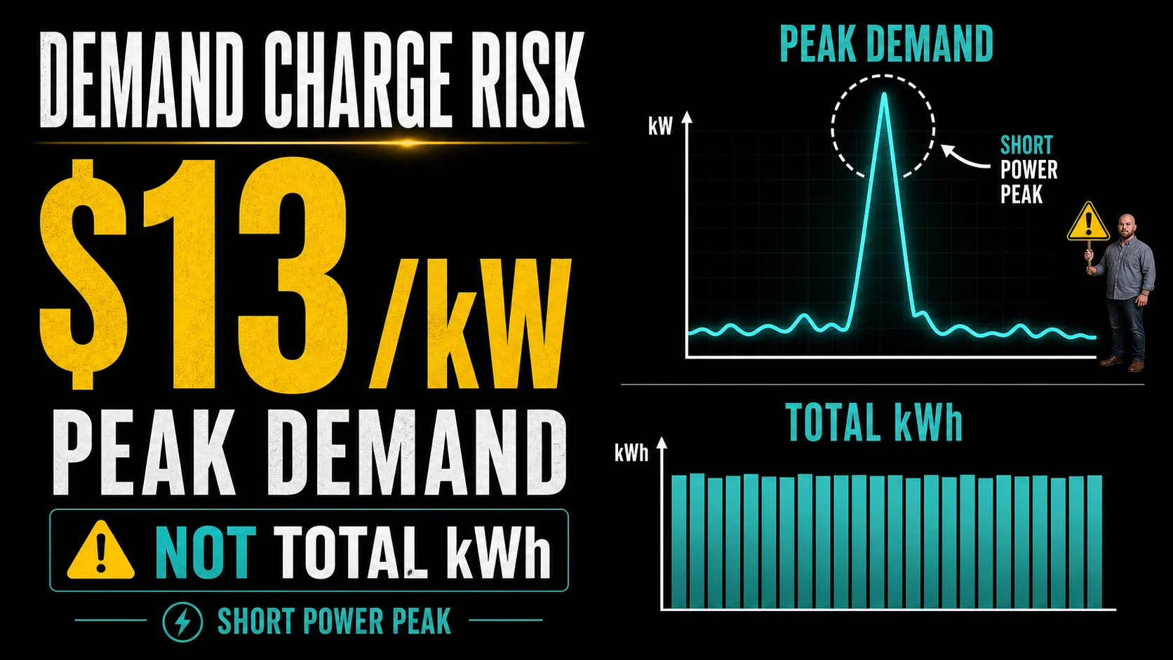 Solar Panels in New Brunswick 2026: Cost, Rebates, Net Metering, and NB Power's Proposed Changes Infographic explaining a proposed $13 per kW demand charge for New Brunswick solar customers based on peak demand not total kWh