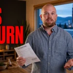 Man in a home beside solar panels battery storage and gas power plant illustrating B.C. Hydro reliability concerns